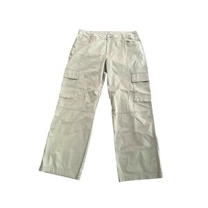 KUT from the Kloth Olive Green Cargo Pants Wide Leg Utility Trousers Sz 14 nwot